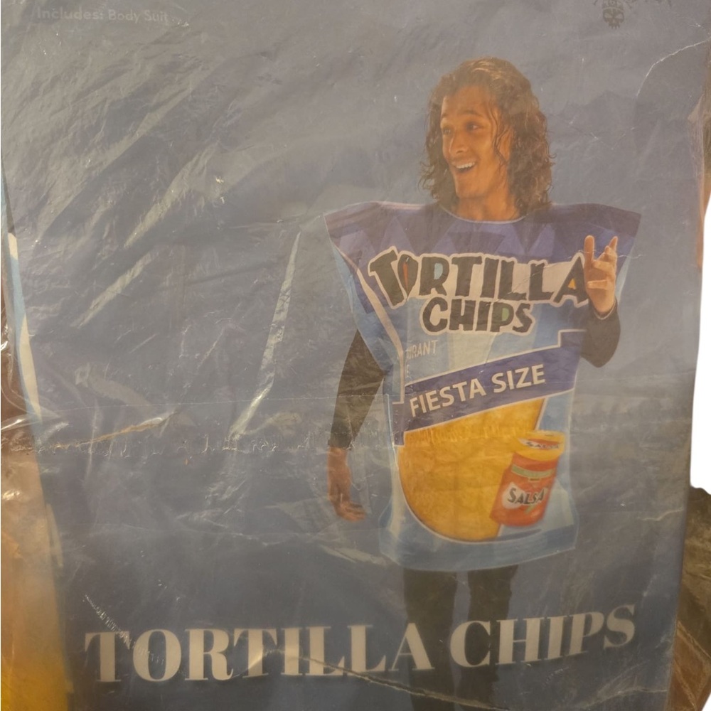 Tortilla Chips Costume - Blue and Yellow
